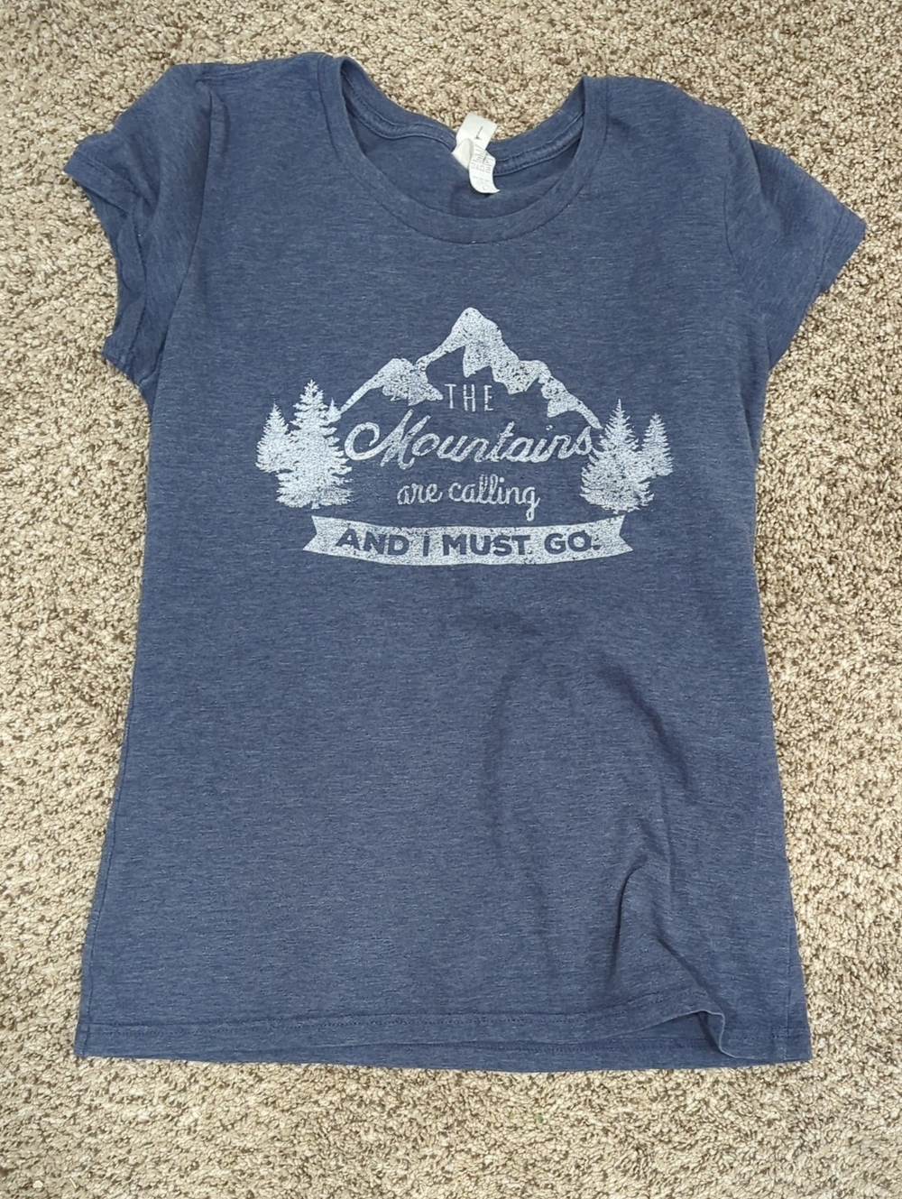 Women's Mountain Graphic Tee - Blue